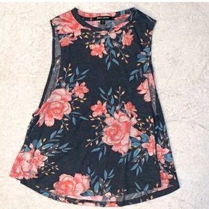 Billabong 💙 floral tank top